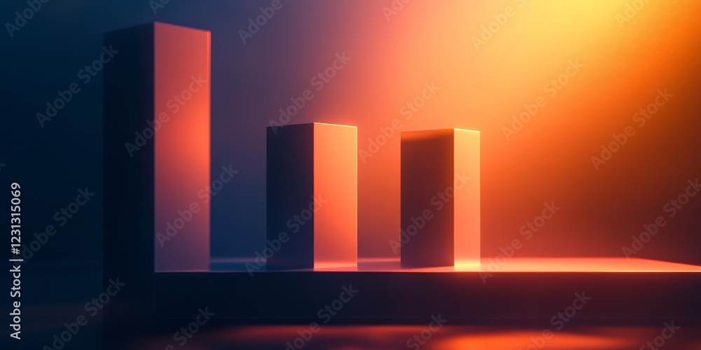 Poster dynamic business growth: engaging data visualization representation for strategic insights