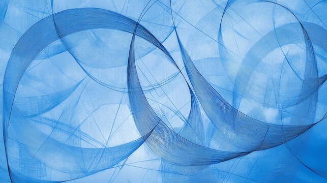 a background image for a learning poster about quadratic functions. on it you can see many parabolas in a cordinate system. the color style is blue