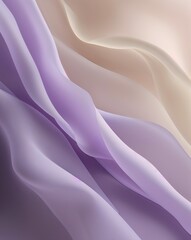Obraz premium A muted lavender shifting into frosted soft beige frosted glass gradient background