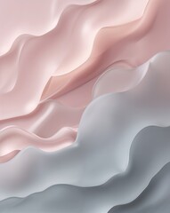 Obraz premium A pale blush pink shifting into frosted light gray frosted glass gradient background