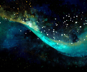 Generative AI
art flowing starry sky