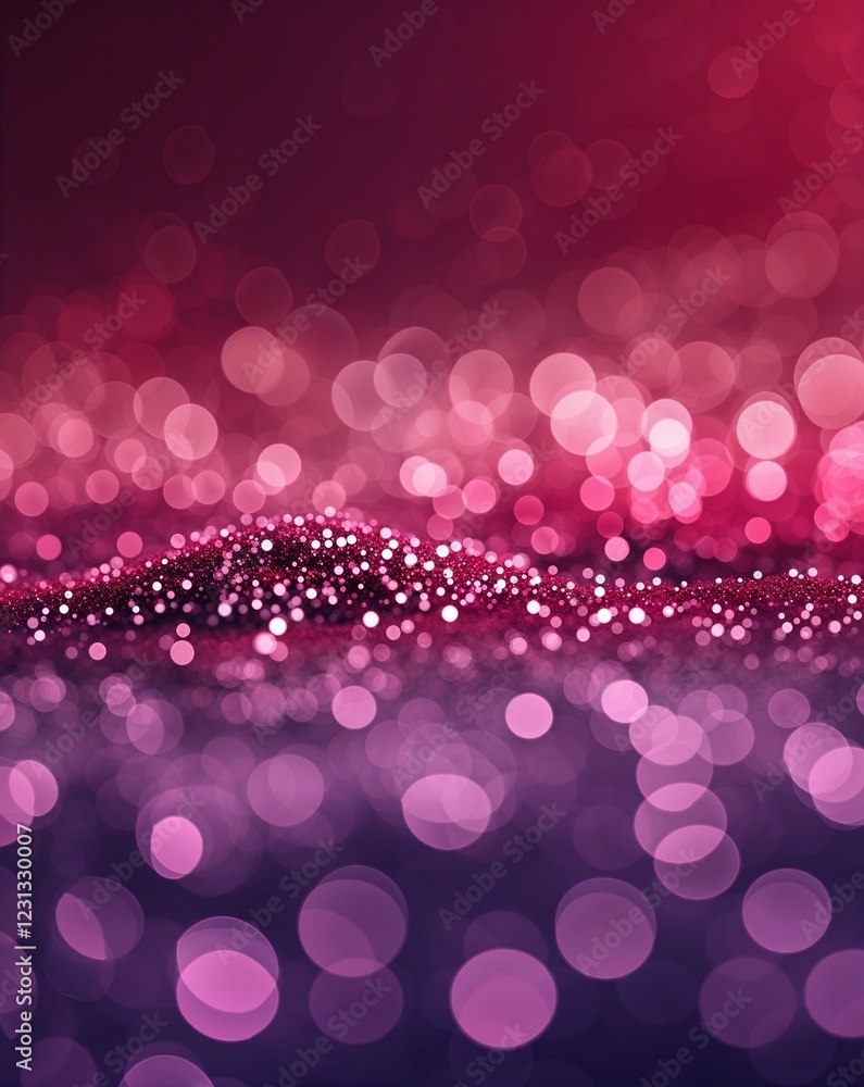 Poster a rich ruby red shifting into soft pinkish purple bokeh blur gradient background