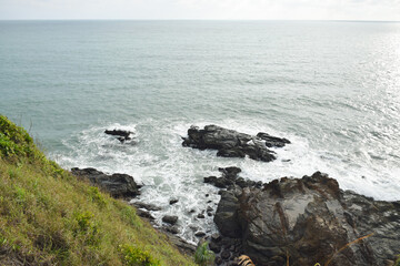 Obraz premium Krabi, Thailand - 8 June 2017: Mu Ko Lanta National Park on Koh Lanta Yai island with a seascape view.