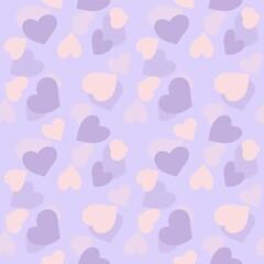 Blurred background with heart pattern