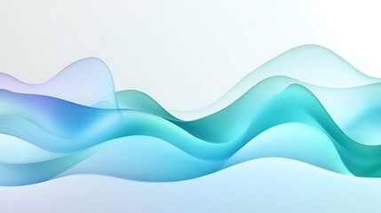 Fototapeta premium Abstract flowing waves background