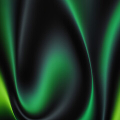 abstract green waves