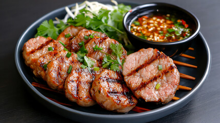 Fototapeta premium bun cha plate