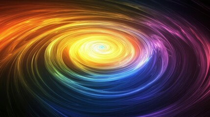 This stunning abstract image features vibrant swirling colors that create a mesmerizing cosmic background. Perfect for creative projects and designs.