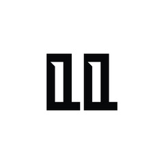 QQ monogram logo design letter text name symbol monochrome logotype alphabet character simple logo