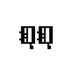 QQ monogram logo design letter text name symbol monochrome logotype alphabet character simple logo