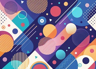 Abstract Minimal Geometric Shapes in Motion