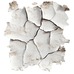 Obraz premium The image is a close up of a wall with cracks and holes in it