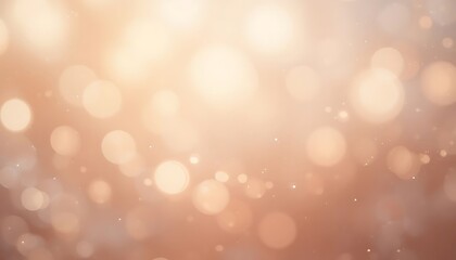 Abstract background with bokeh lights, soft focus, blurred golden and peach tones, perfect for elegant designs or presentations, ideal for websites and social media.