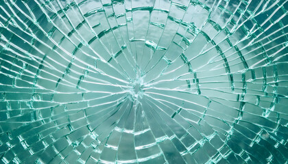 Fototapeta premium 割れた硝子