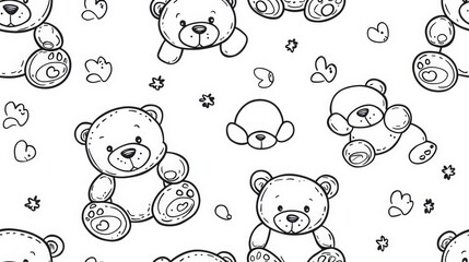 Abstract seamless pattern