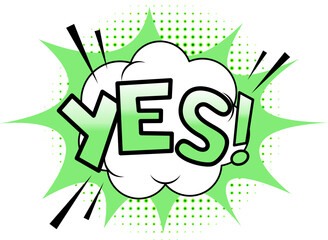 Comic Explosion Speech Bubble