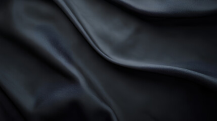 Obraz premium black paper texture with minimalist design and luxury backdrop Rich material with clean sheet structure and dark gradient effect Modern, elegant spread