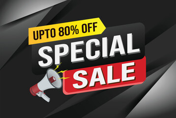 Special offer final sale tag. Banner design template for marketing. Special offer promotion or retail. background banner modern graphic design for store shop, online store, website, landing page

