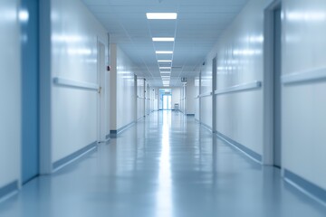 Obraz premium Interior of a corridor in a hospital