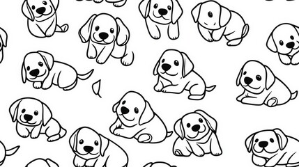 Abstract seamless pattern