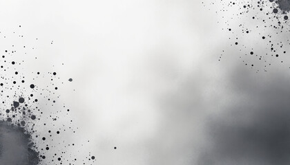 Obraz premium Abstract monochrome background with artistic splashes and copy space for design