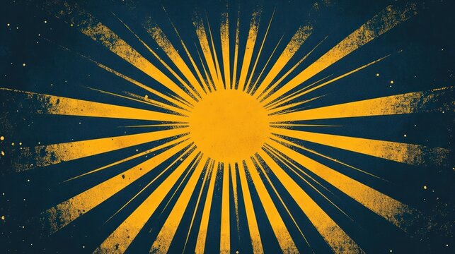 Gold sunburst background, textured, dark, vintage, design, graphic, element, poster, announcement
