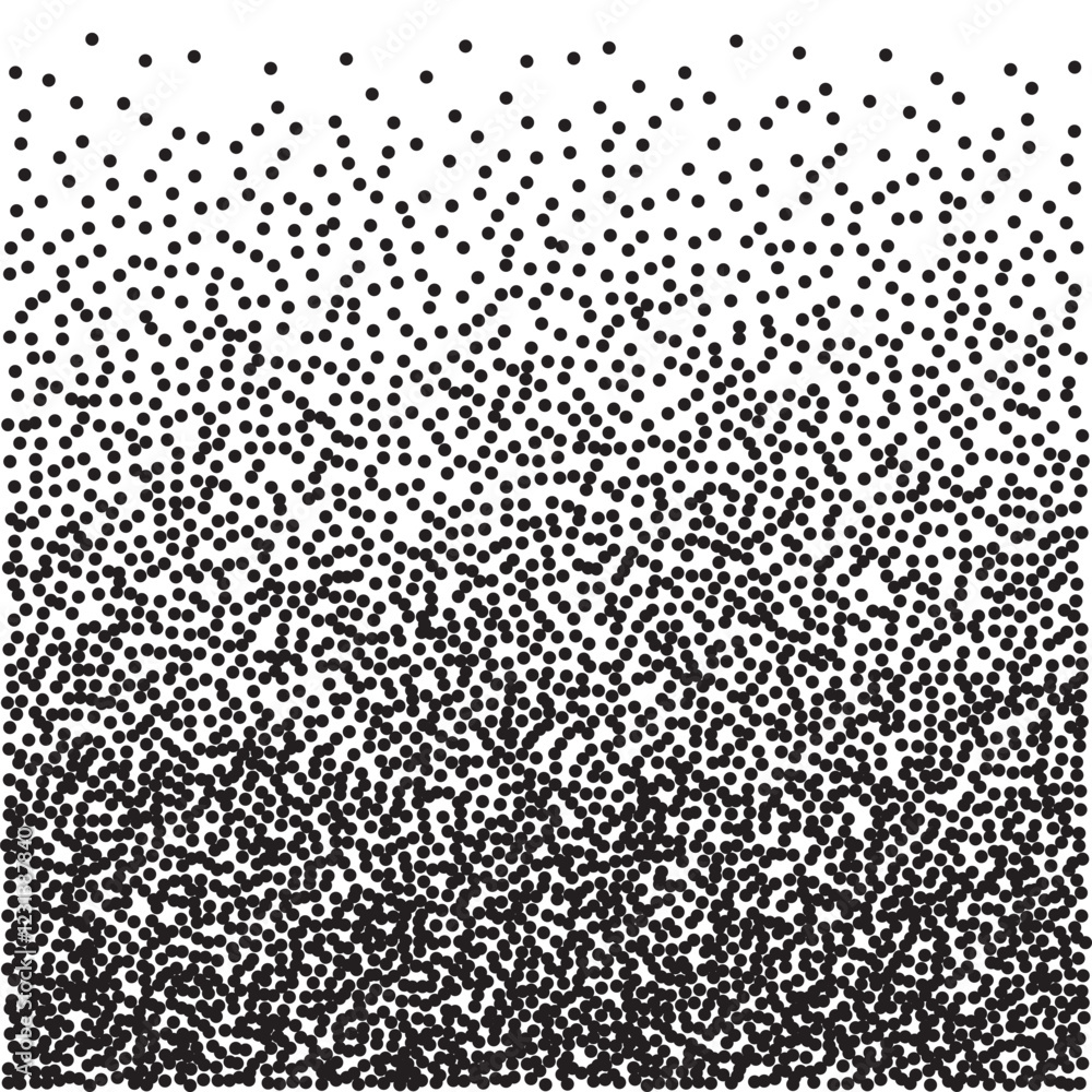 Poster noise background template. grainy dotted pattern. stipple dots random effect