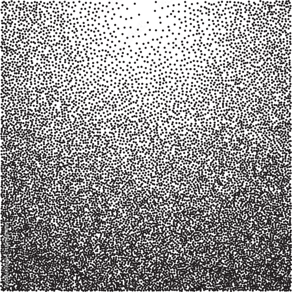Poster noise background template. grainy dotted pattern. stipple dots random effect