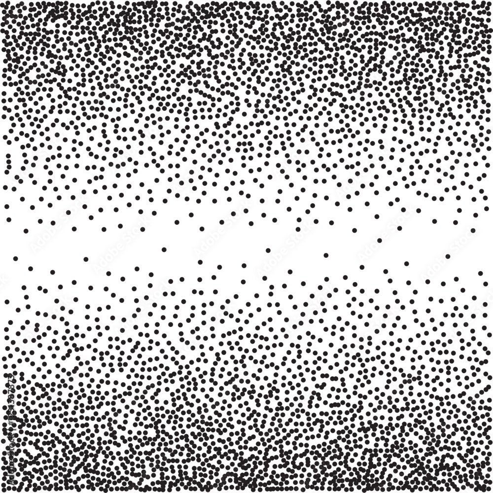 Poster noise background template. grainy dotted pattern. stipple dots random effect