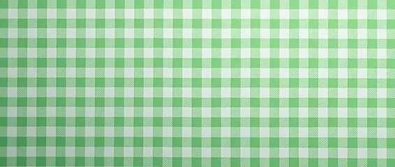 Classic checkered fabric texture in shades of green and white, offering a timeless and versatile design for various applications."