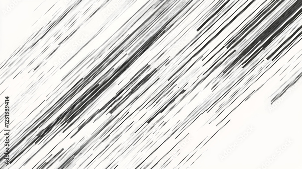 Poster abstract grayscale diagonal lines background.