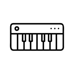 piano keyboard icon design