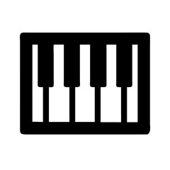 piano keyboard icon design