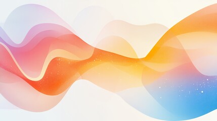 Fototapeta premium Abstract Colorful Waves Flowing Design