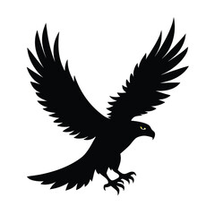 eagle in flight vector illustration