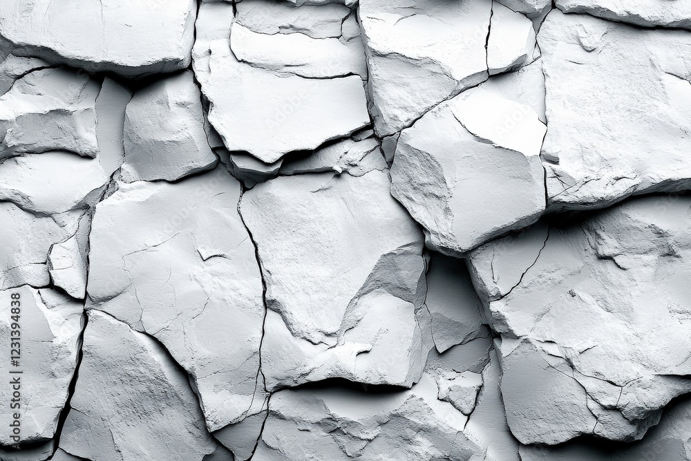 Poster white wall with visible cracks and imperfections in texture and structure for architectural backgrou