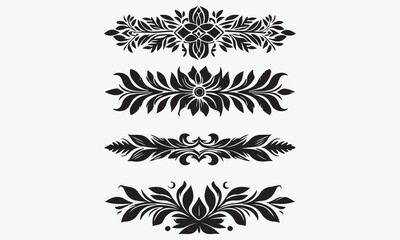 Vibrant Native American Art Floral Decorative Element Celebrate Cultural Richness in Design