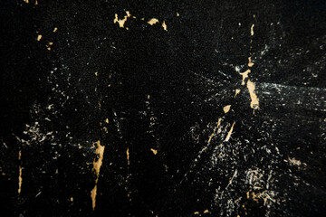 black crumpled paper texture background