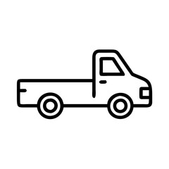 Fototapeta premium pickup truck icon design