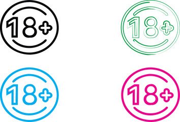 Minimalist avocado icons, colorful outlines, simple geometric shapes, flat design, clean lines, vibrant colors, monochrome illustrations, graphic design elements, vector art style, food symbols, moder