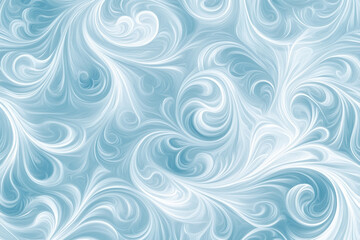 Blue and white swirl background, creating a sense of movement and tranquility for a stunning visual effect.