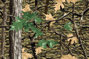Realtree multi-season camouflage for tactical and survival gear