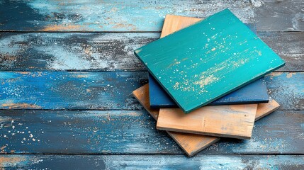 A close-up of a hand-painted wooden sign with a rustic design, showcasing skillful brushwork and attention to detail.