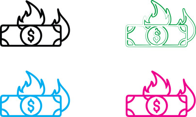 Minimalist icon set, gear symbols with checkmarks, simple line drawings, monochromatic color schemes, black, green, blue, and pink variations, clean vector graphics, productivity concept, quality assu