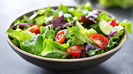 Vibrant Veggie Bowl: Fresh, Healthy, and Delicious Salad! Upscaled for Crisp Detail and Stunning    