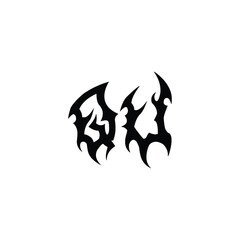 QU monogram logo design letter text name symbol monochrome logotype alphabet character simple logo