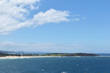 Long Reef headland seen from Dee Why, Sydney, Australia