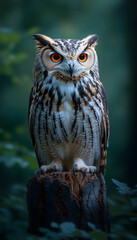 great horned owl