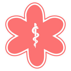 Obraz premium Hand Drawn Health Cross Symbol