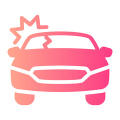 accident Gradient icon